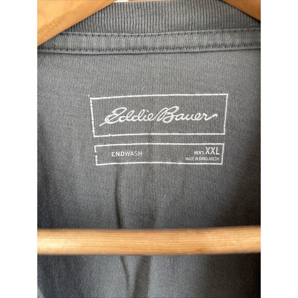 Eddie Bauer Men’s Blue Short Sleeve T-Shirt Size XXL Casual Outdoor Tee - Picture 5 of 6